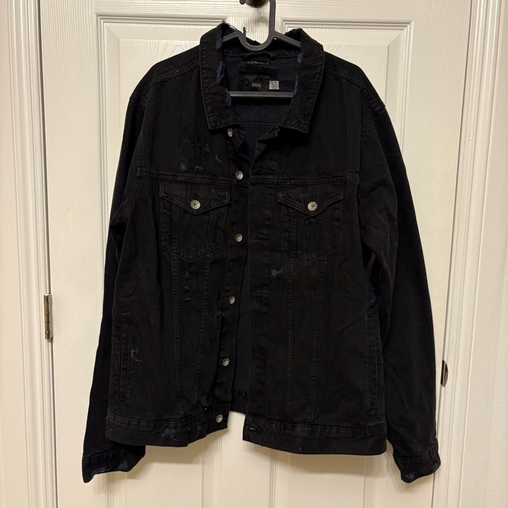 BDG Charcoal Distressed Jacket
